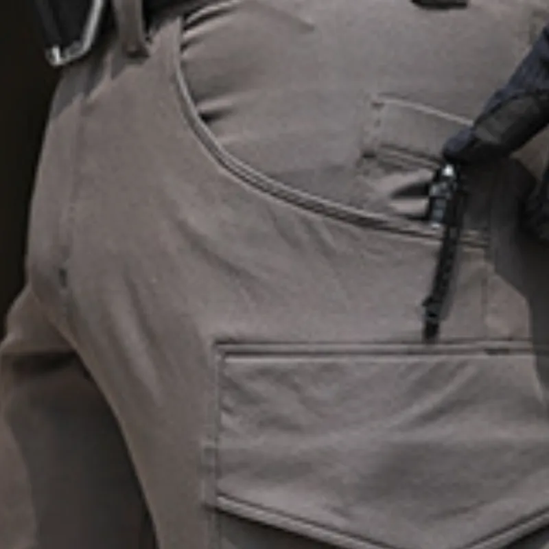 Fashionable Loose Polyester Cargo Pants-7