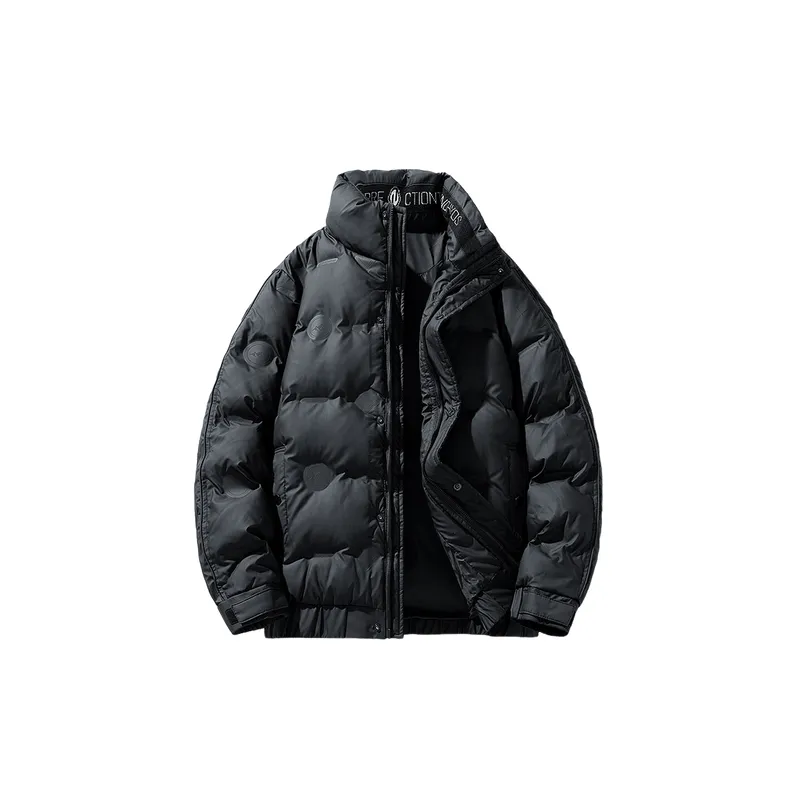 Fashionable Plain Polyester Quilted Jacket-0