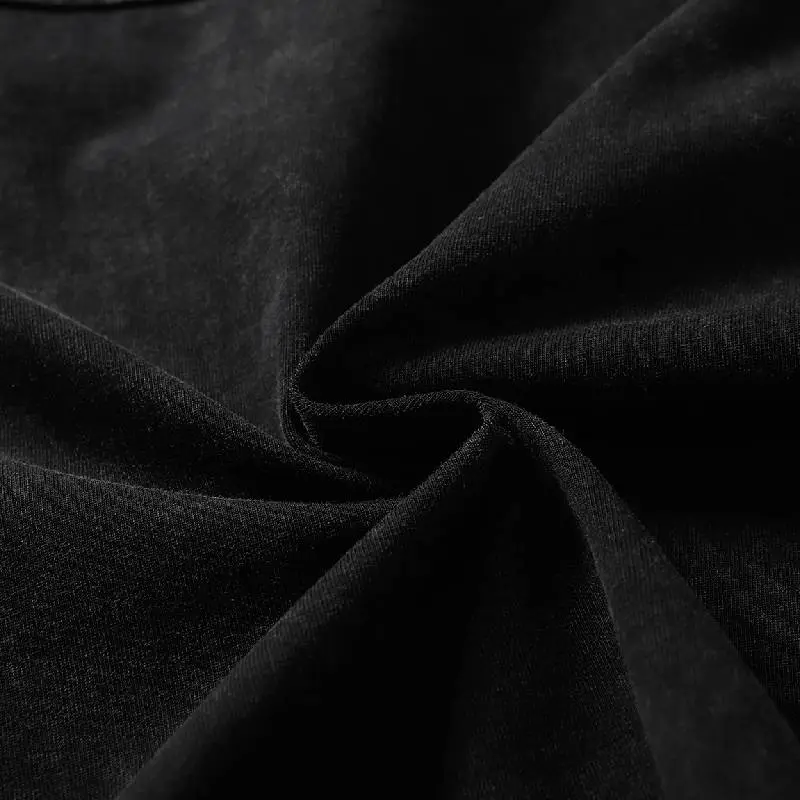 Casual Contrast Color 100% Cotton T Shirt-5
