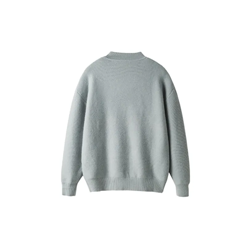 Plain Simple Polyester Sweater-9