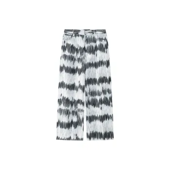 New Arrival High Street Tie Dye Casual Denim Pants
