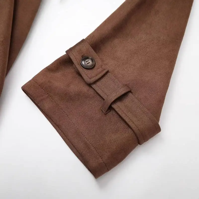 Fashion Simple Polyester Coat Women-3