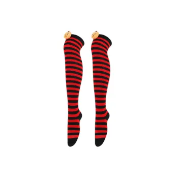 Fashionable Simple Polyester Cotton Thigh High Socks