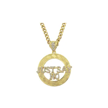 Round Aperture Pendant Necklace
