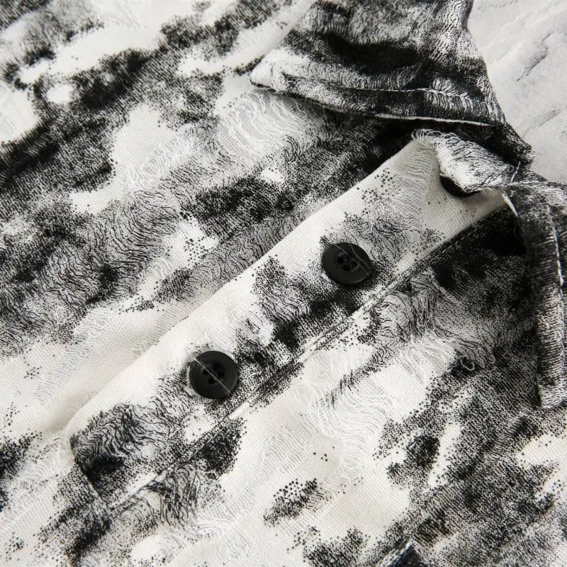 Trendy Simple Blended Synthetic Fabrics Shirt Unisex-2