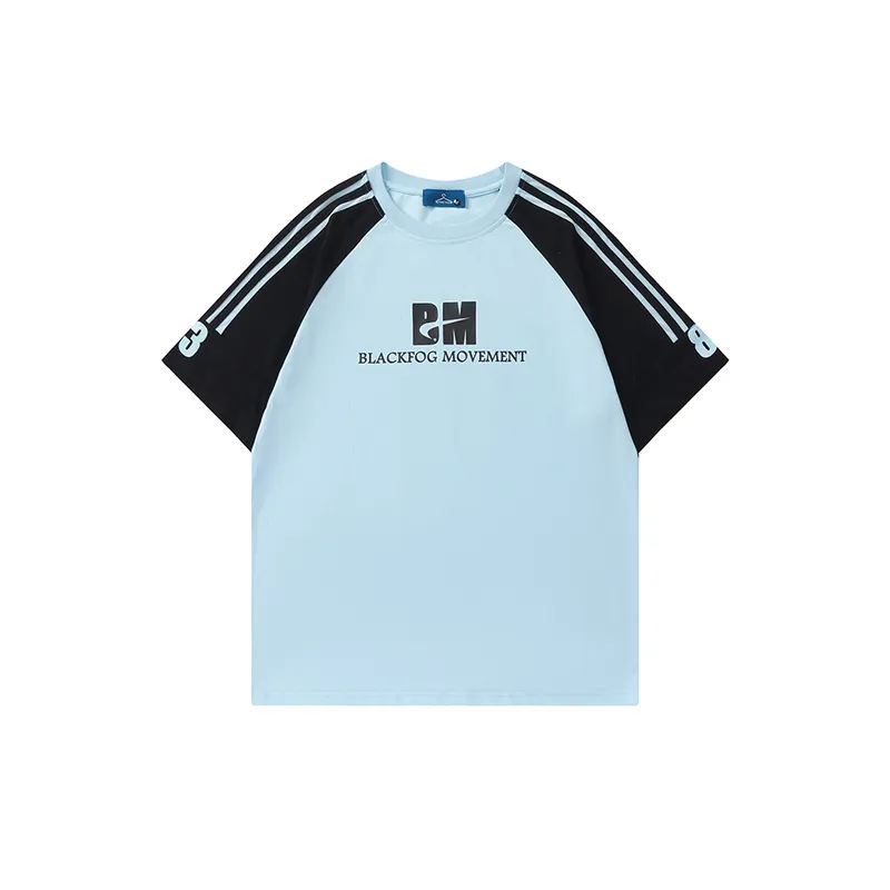 Trendy Loose Contrast T Shirt-2