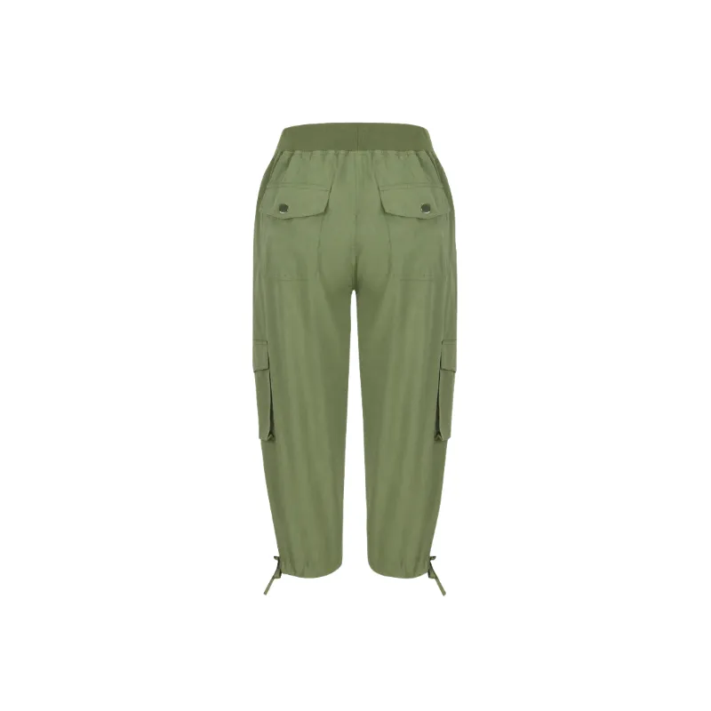 Sporty Casual Cotton Sports Pants Women-5