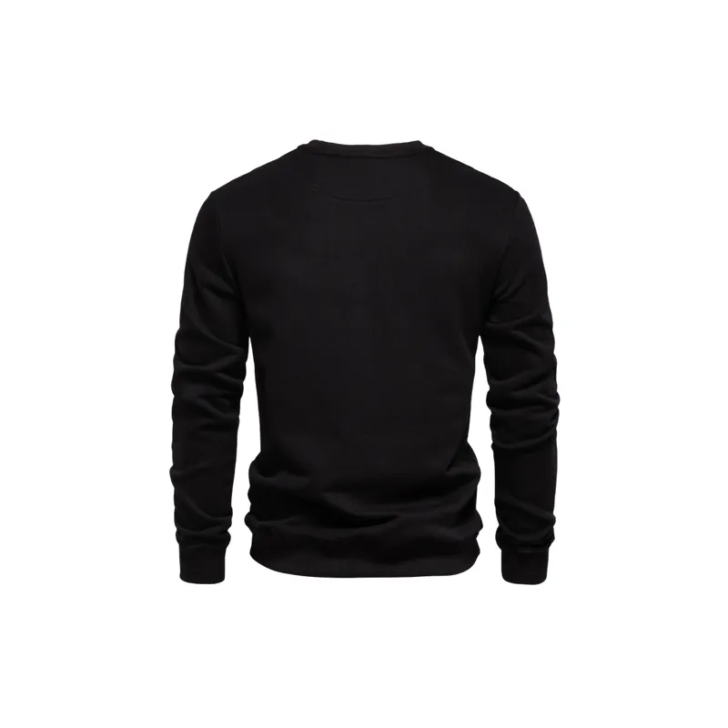 Plain Loose Sweatshirt-13