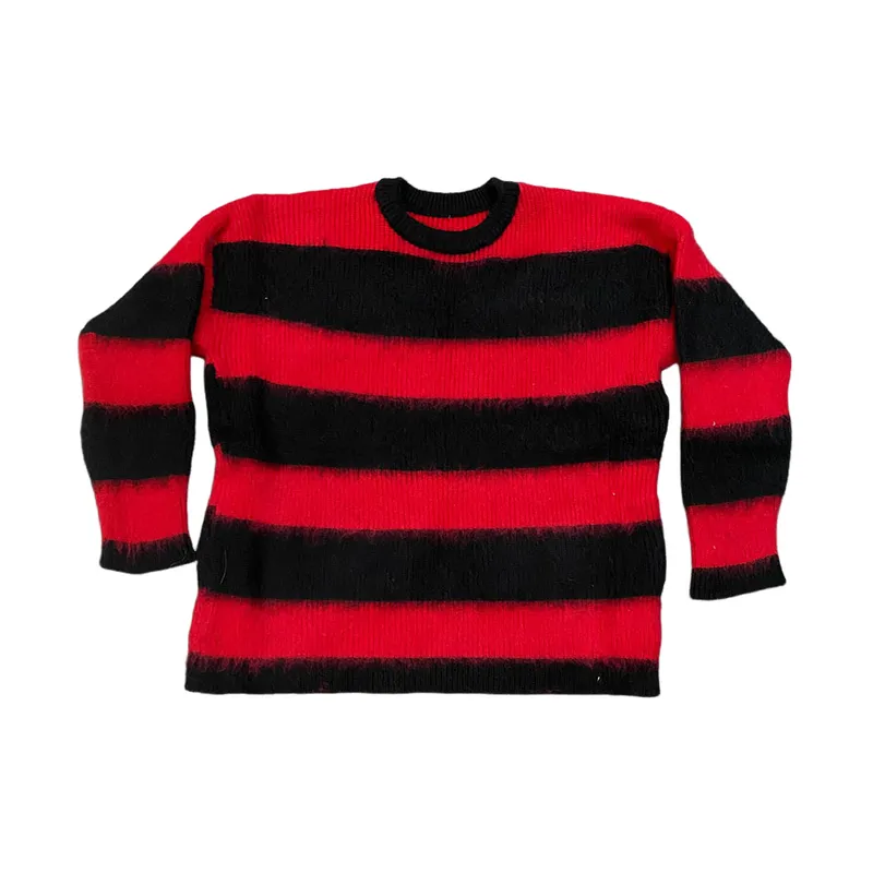 Retro Long Sleeve Sweater-0