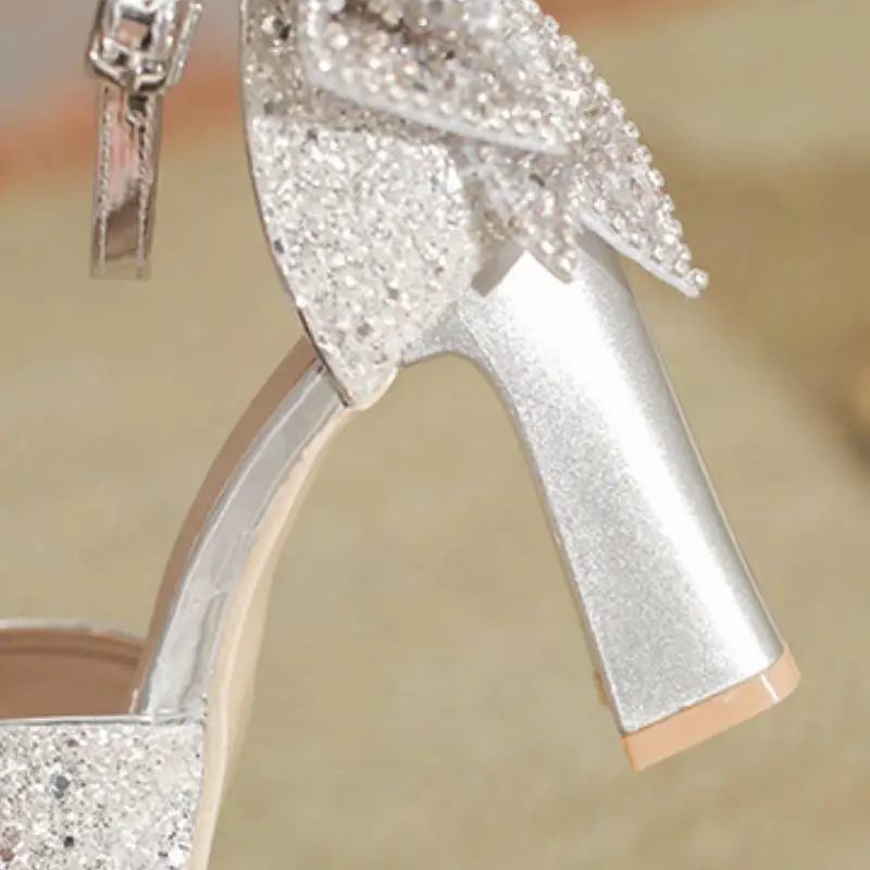 Fashionable Sequins High Heels-7