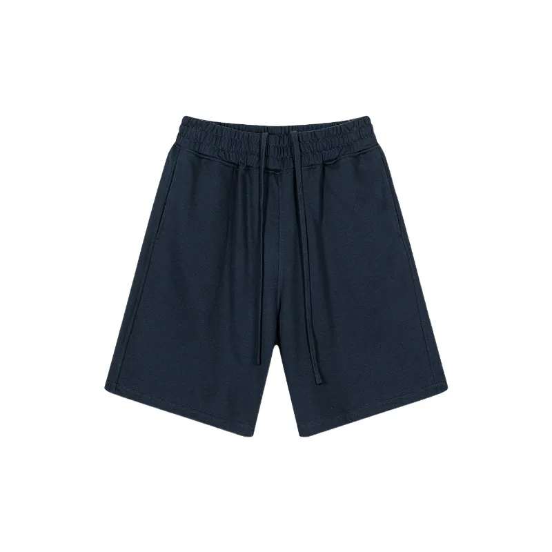 Fashionable Plain Cotton Sports Shorts Unisex-8