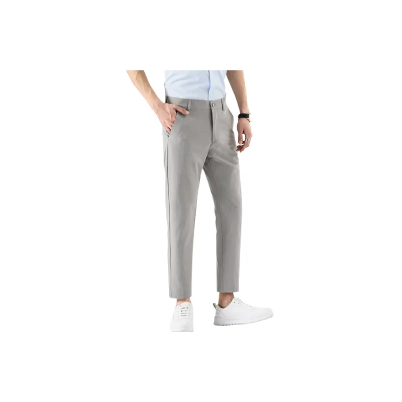 Casual Business Blended Synthetic Fabrics Suit Trousers-2