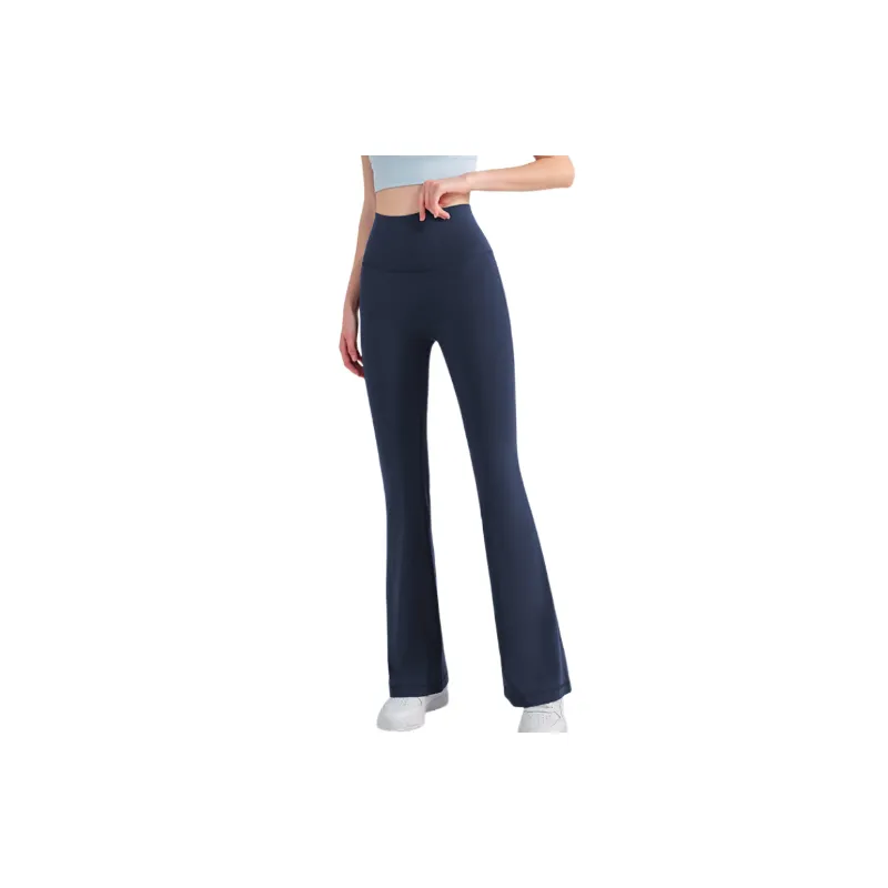 Simple Skin friendly Nylon Workout Pants Women-0