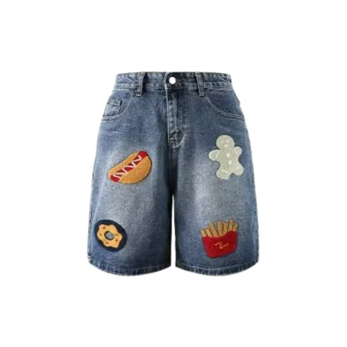 Loose Fashionable Baggy Denim Shorts