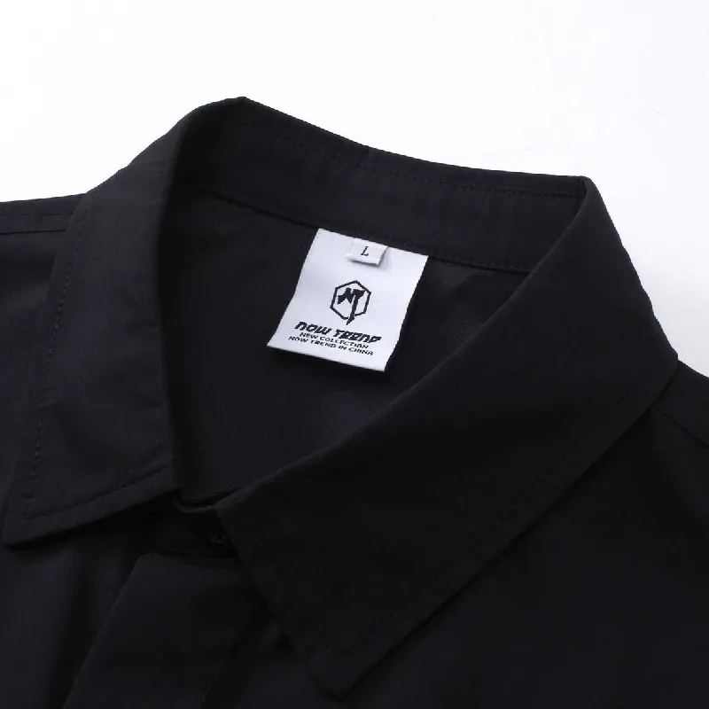 Loose Casual Cotton Blended Fabric Shirt-4