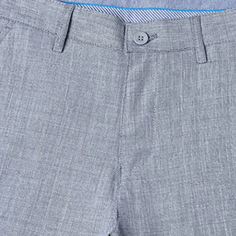 Casual Plain Cotton Blended Fabric Suit Trousers Unisex-10