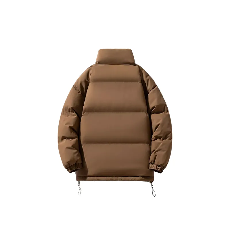 Simple Loose Polyester Quilted Jacket-9