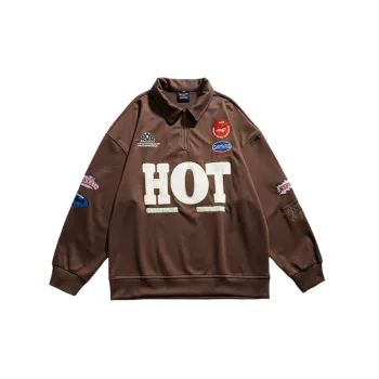 Retro Loose Embroidered Collar Sweater