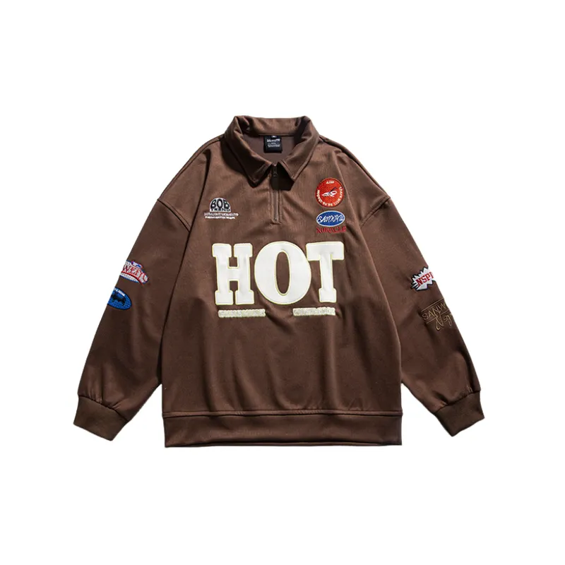 Retro Loose Embroidered Collar Sweater-6