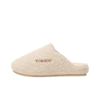 Retro Raw Hem Slippers