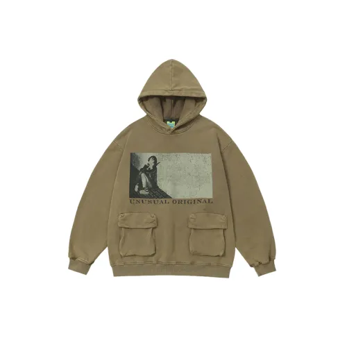 Heavy Faded Thickened Hooded Sweater