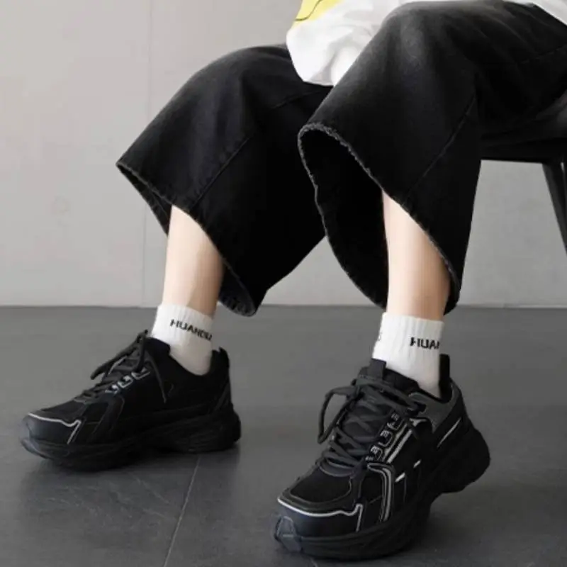 Retro Sporty Chunky Sneakers-2