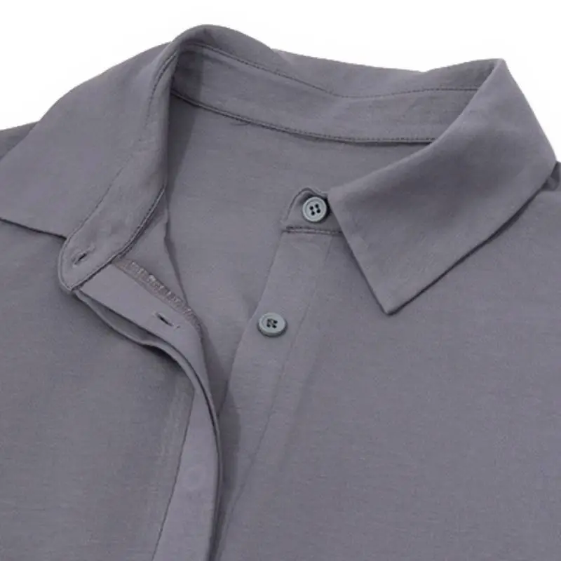 Sexy Polo Collar Skirt Women-4