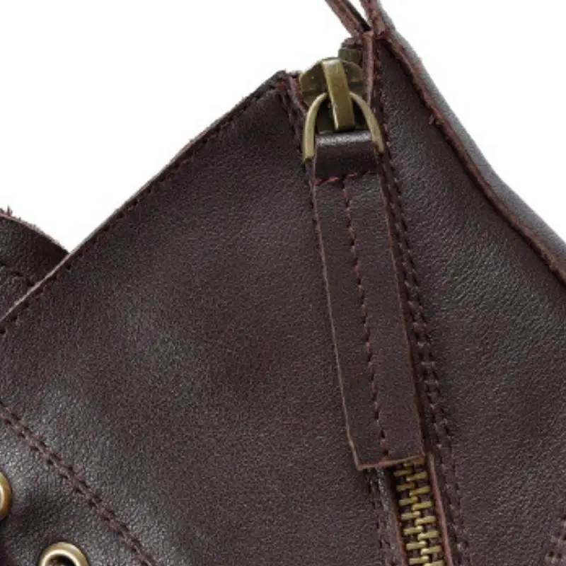 Fashionable Zipper Martin Boot-7