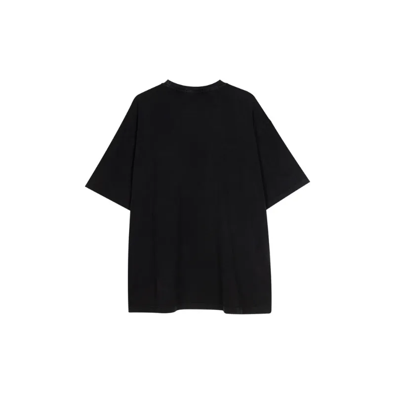 Trendy Letter Print 100% Cotton T Shirt-1