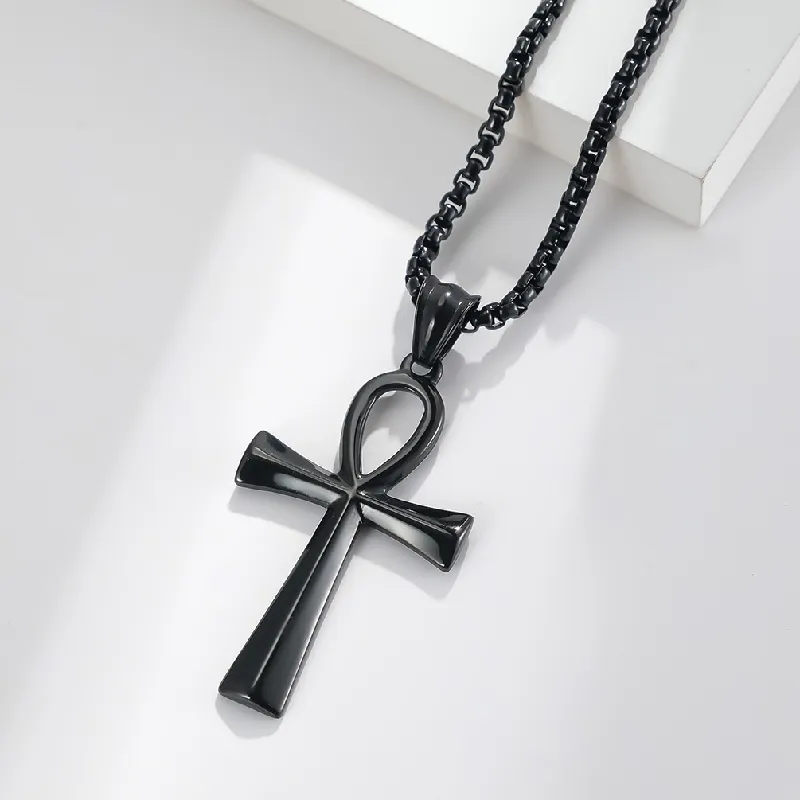 Plain Stainless Steel Necklace Man-6