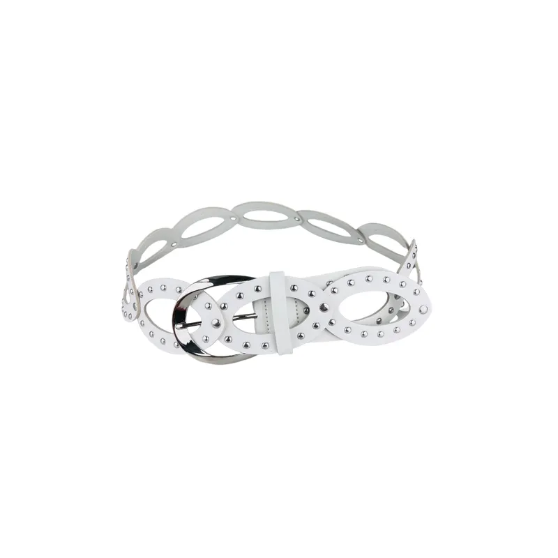 Cool Studded Leather Belt-1
