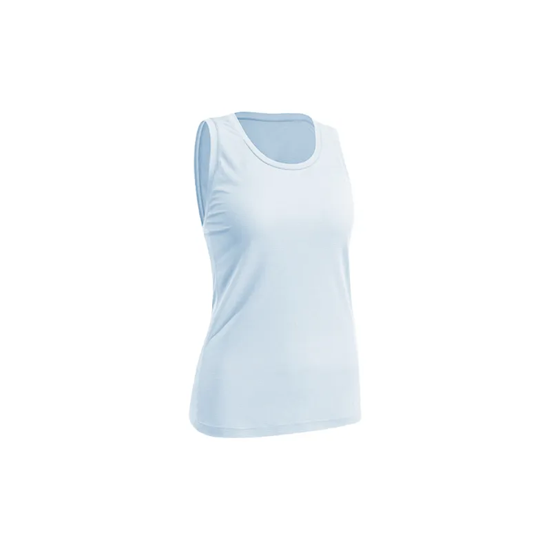 Sporty Loose Polyester Vest Women-1