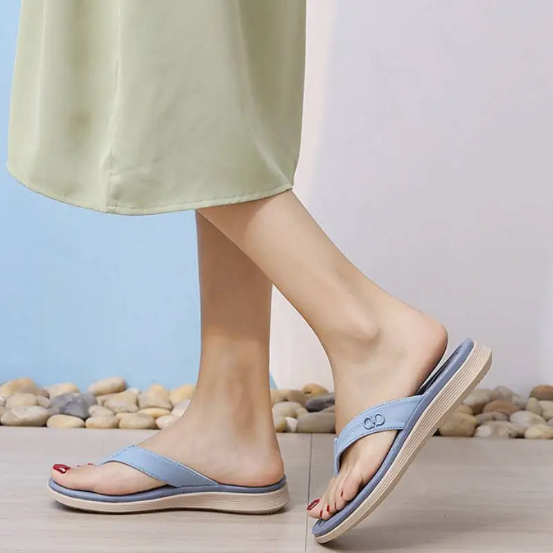 Casual Plain Flip Flops-2