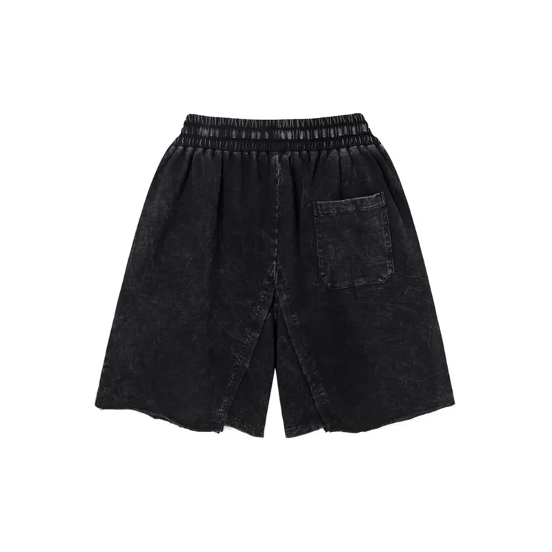 Ripped Trendy Distressed Shorts-1