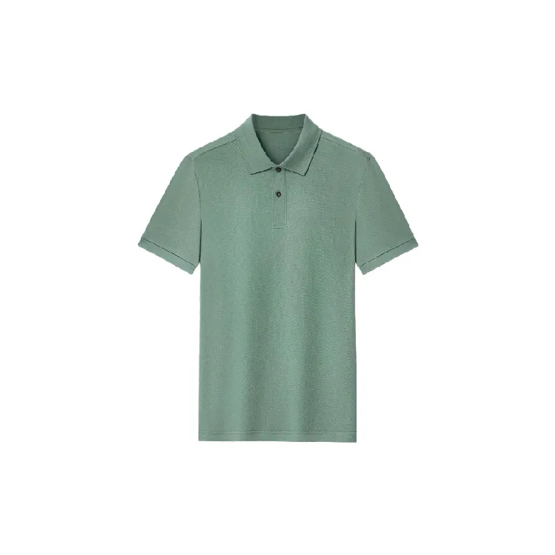 Casual Fashionable Cotton Blended Fabric Polo Man-10