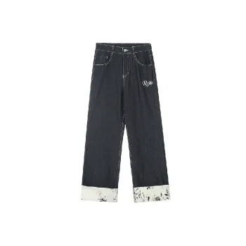 Casual Print Jeans