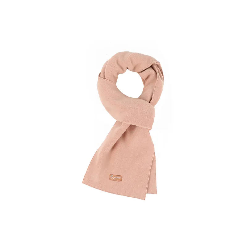 Casual Plain Knit Scarf-3