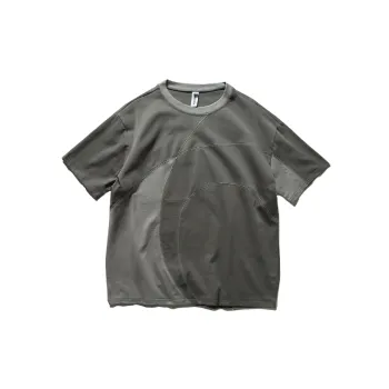 Retro Loose Cotton Blended Fabric T Shirt Unisex