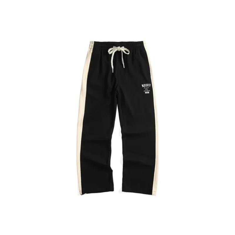 Loose Casual Knit Sweatpants-10