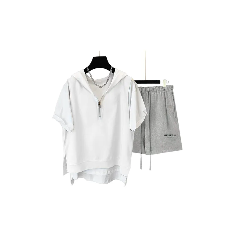 Trendy Versatile T Shirt And Short Set-2