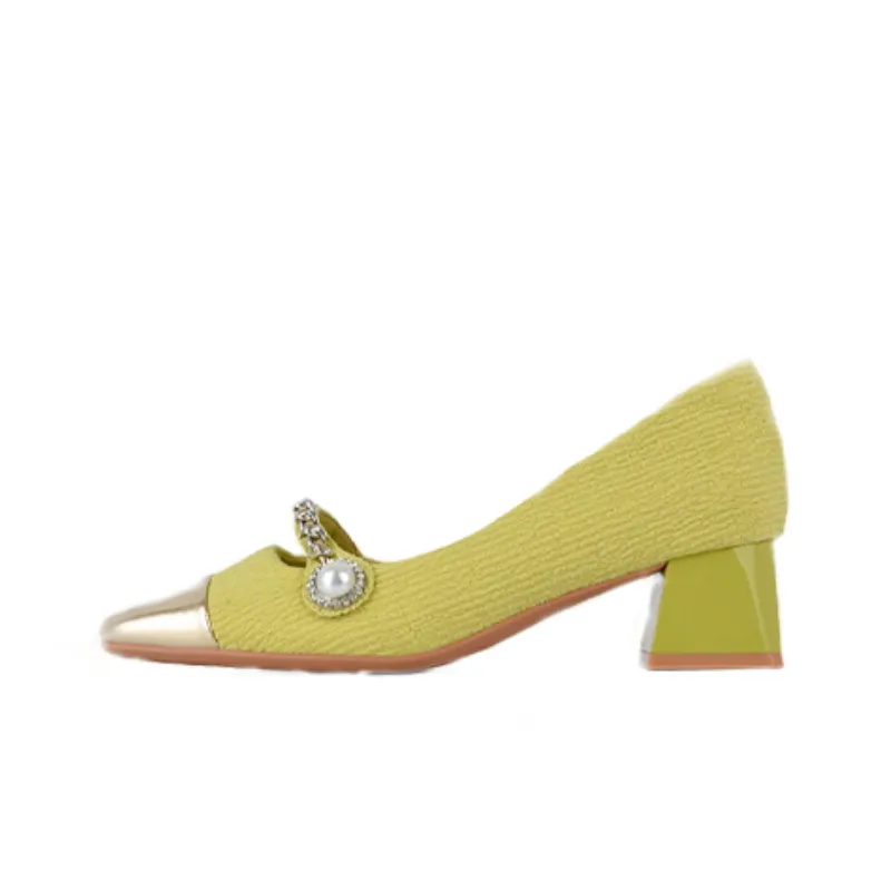 Retro Rhinestone High Heels-0
