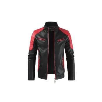 Cool Contrast Color Zipper Jacket