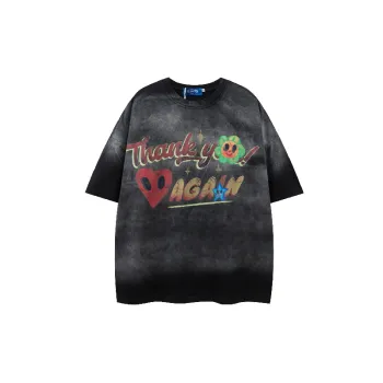 Retro Washed 100% Cotton T Shirt