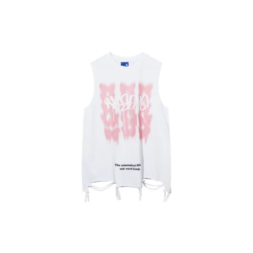 Hip hop Pink & Black Contrast Vest