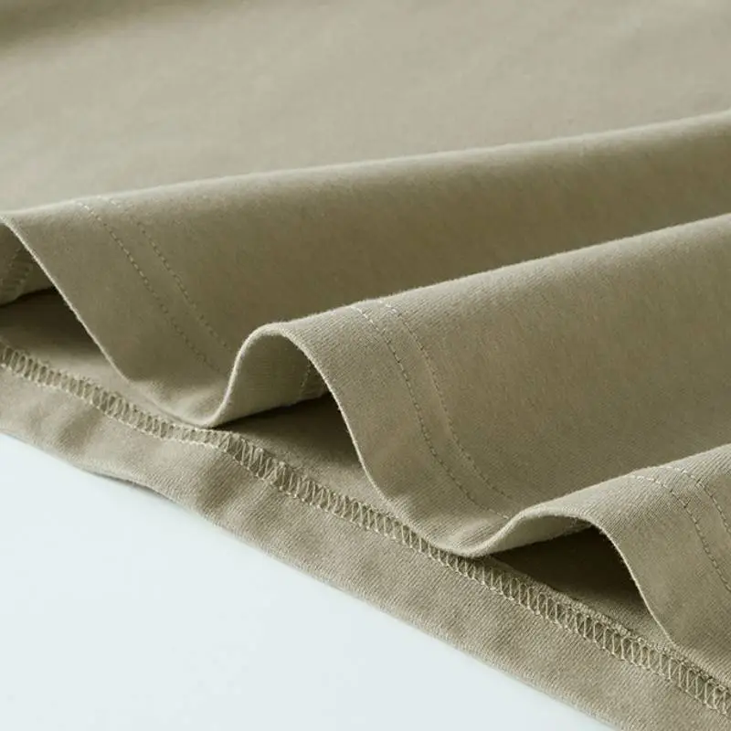 Plain Loose 100% Cotton Sweatshirt-7