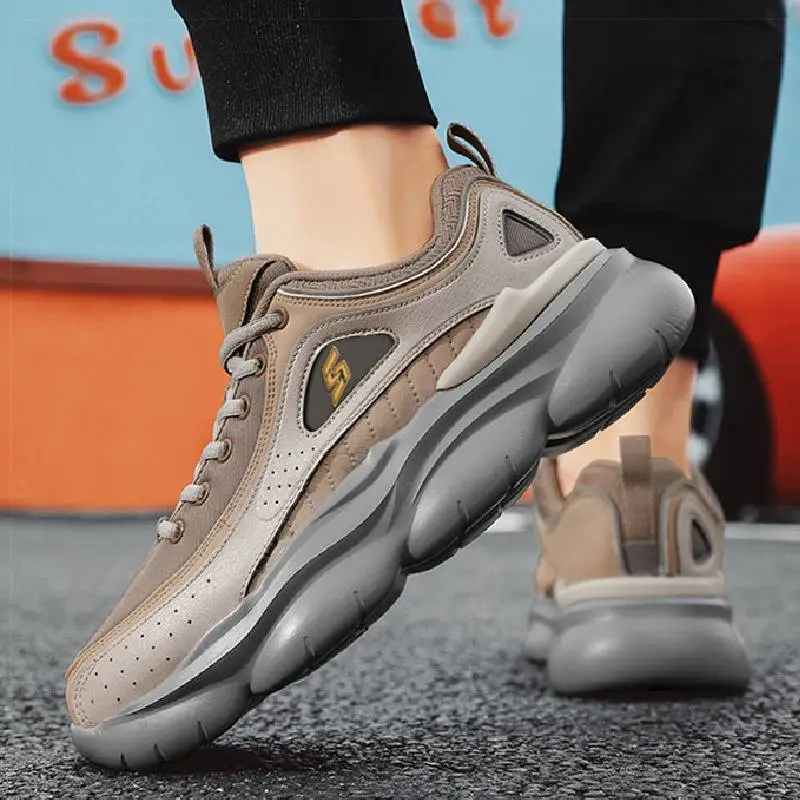 Retro Sporty Chunky Sneakers-4