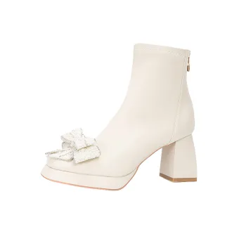 Fashionable Bow High Heels