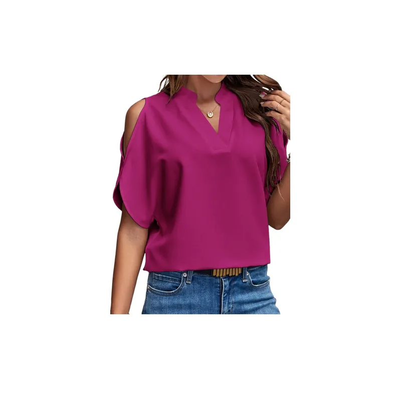 Fashionable Simple Chiffon Shirt-5