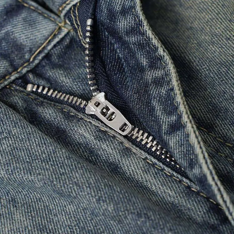Street Distress Denim Shorts-5