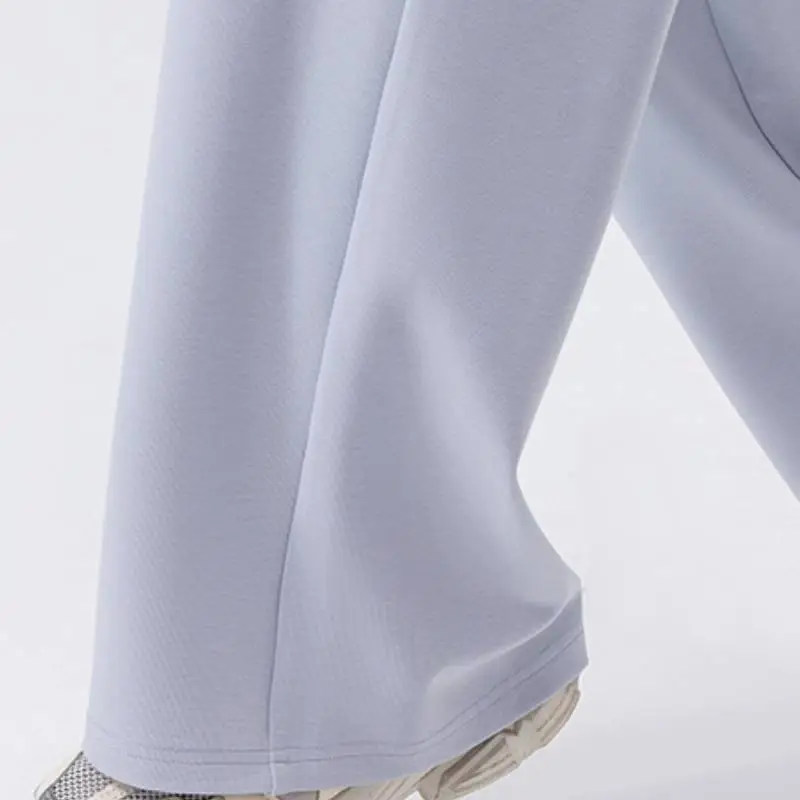 Casual Loose Cotton Polyester Blend Sports Pants Women-9